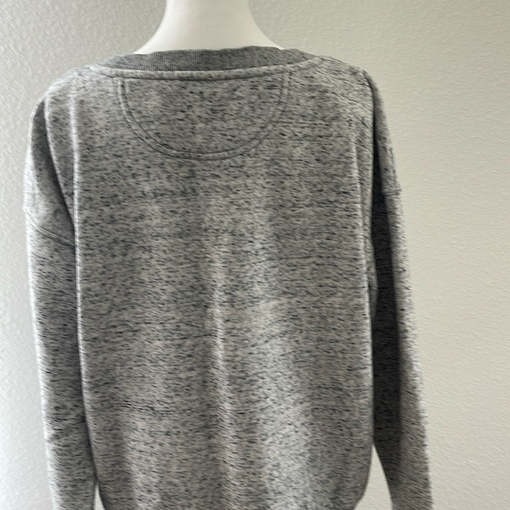 Calvin Klein Jeans Gray Logo Crew Neck Sweater - Picture 5 of 7